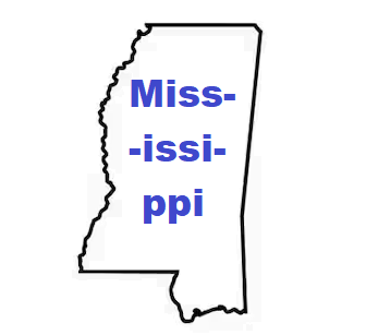 Map of Mississippi